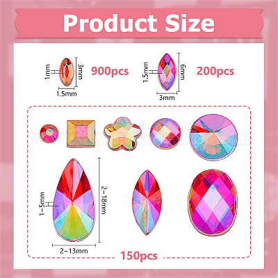 Акриловый кабошоны со стразами DIY-HS0001-63A-1