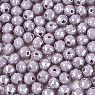 Непрозрачные цветные стеклянные бусины SEED-N007-34J-1