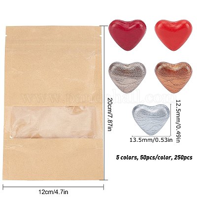 250 шт. 5 цвета сургучных частиц DIY-CP0005-46B-1