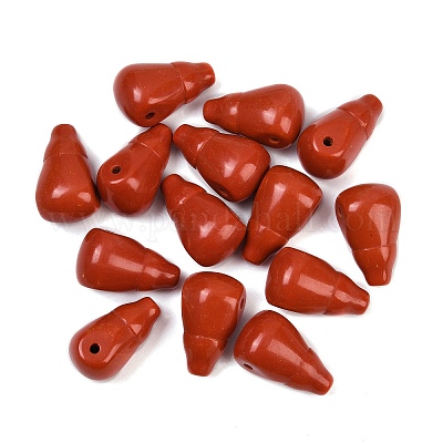 Окрашенные синтетические бирюзовые бусины гуру с 3 отверстием G-C198-01A-04-1