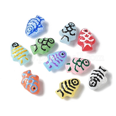 Бусины из стеклянной эмали BLOW-D300-04K-1