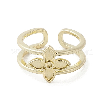 Bagues réglables en laiton&nbsp;RJEW-K257-65G-1