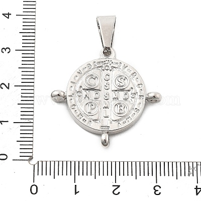 Латунь религия святой бенедикт медаль люстра компонент соединения KK-L228-22A-P-1