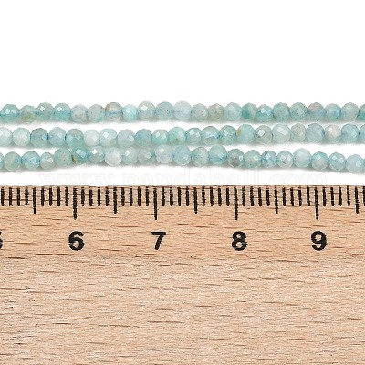 Естественно амазонит шарик нити G-P279-42-2mm-01-1