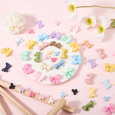 Кабошоны из смолы 80шт 4 стиля CRES-SC0003-06C-1