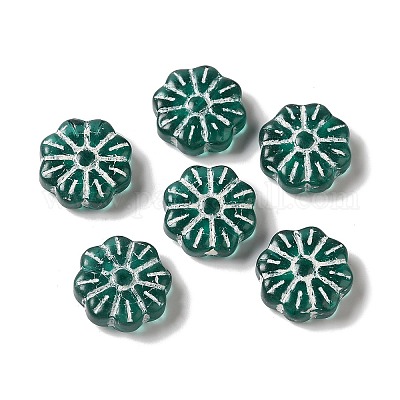 Прозрачные бусины лэмпворк&nbsp;LAMP-P065-03A-05-1