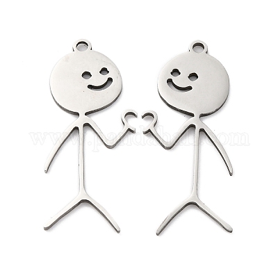 Подвески из нержавеющей стали 201 с защитой от потускнения STAS-R002-12P-1