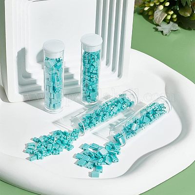 452шт 2 стеклянных бисера с 2 отверстиями SEED-NB0001-73-1