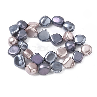 Гальванические оболочки жемчужные бусы пряди BSHE-D301-02E-1