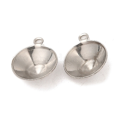 Подвеска из нержавеющей стали 304 с заостренной конструкцией и стразами STAS-U025-05B-P-1