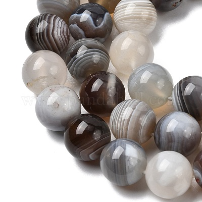 Природные Ботсвана агат бисер нитей G-H334-A01-04-1