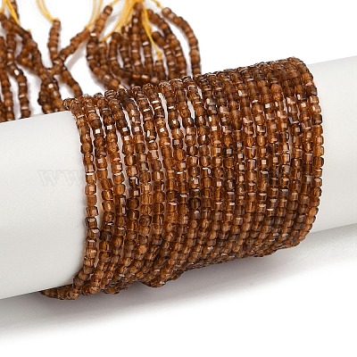 Гранат природный бисер нитей G-M096-B03-01-1