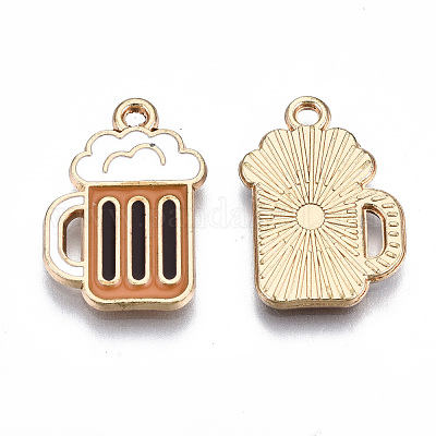 Подвески из экологически чистого сплава с эмалью ENAM-Q437-048-NR-1