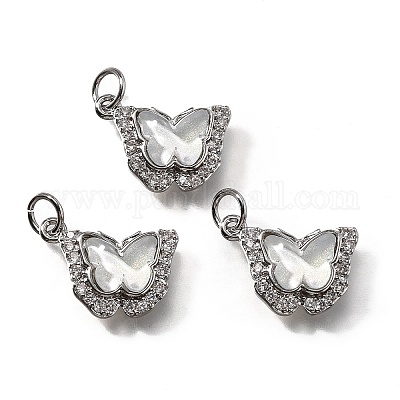 Латунные микро проложить кубического циркония подвески KK-Q043-03P-01-1