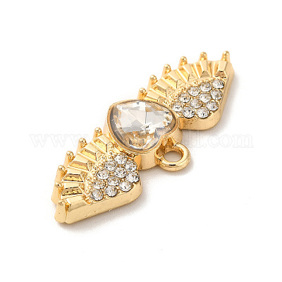 Подвески из сплава со стразами PALLOY-O106-03G-02-1