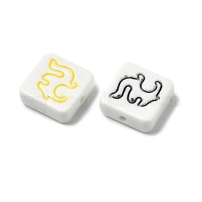 Фарфоровые бусины ручной работы PORC-Z004-02-1