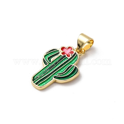 Латунь эмаль подвески FIND-I054-01B-G-1