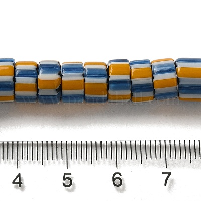 Непальские бусины лэмпворк ручной работы LAMP-B023-07C-10-1