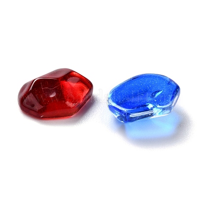 Galvanisische Glas Cabochons&nbsp;EGLA-D007-01-1