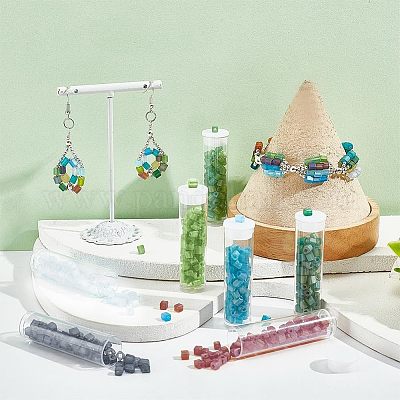 880шт 11 цвета 6/0 прозрачные стеклянные бусины SEED-NB0001-68-1