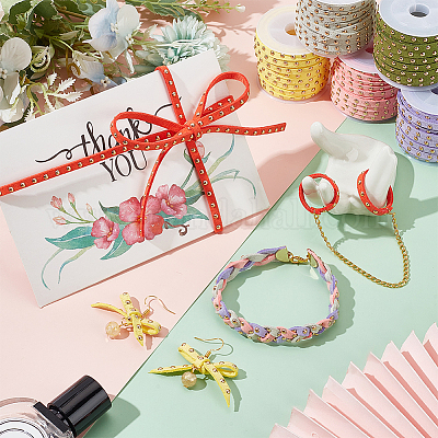 6 рулон шнура из искусственной замши 6 цветов LW-PH0002-26B-1