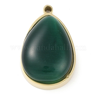 Подвески кошачий глаз STAS-P366-44G-1