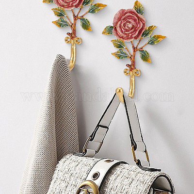 Вешалки-крючки из эмали&nbsp;DIY-WH20007-684G-02-1