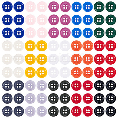 450 шт. 15 стиля пуговицы из смолы RESI-TA0004-13-1
