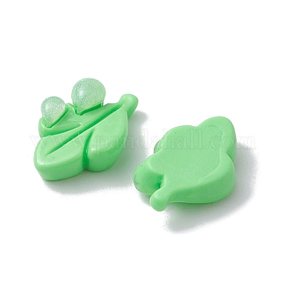 Кабошоны из перламутровой непрозрачной смолы с декодированием RESI-K034-01-1