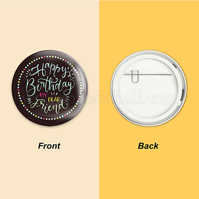 Брошь из белой жести JEWB-WH0012-029-1