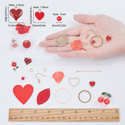 Наборы для изготовления сережек с подвесками своими руками DIY-SC0012-33-1