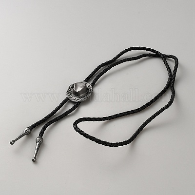 Регулируемый кулон из цинкового сплава в виде ковбойской шляпы NJEW-WH0013-30B-1