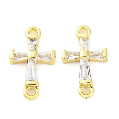 Латунные прозрачные подвески из кубического циркония KK-D325-05G-1