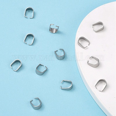 Защелкивающиеся дужки из нержавеющей стали марки 304 X-STAS-R048-10x7mm-1