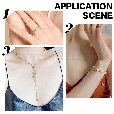 Латунные микро проложить класса AAA кубического циркония бусы KK-NB0004-41G-1