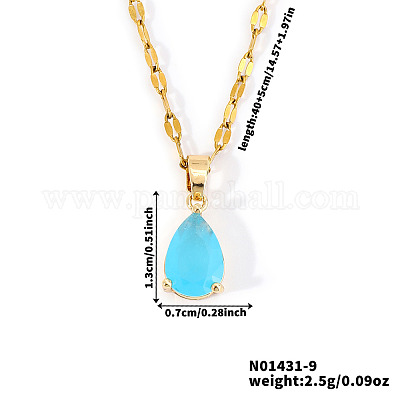 Латунные подвески-капли с кубическим цирконием на день святого валентина NV7973-8-1