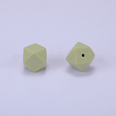 Шестиугольные силиконовые фокусные бусины&nbsp;SI-JX0020A-70-1