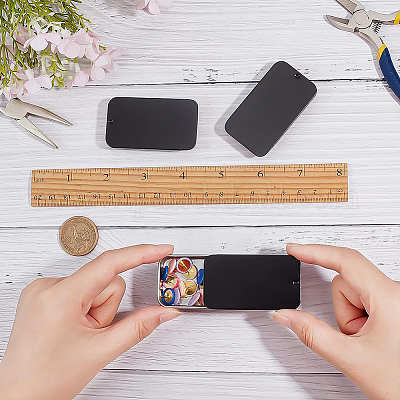 Прямоугольные жестяные банки CON-WH0075-04B-1