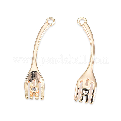 Подвески из латуни с прозрачным фианитом KK-N232-476-1