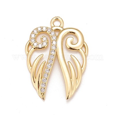 Латунные микро проложить кубического циркония подвески KK-A161-26G-1