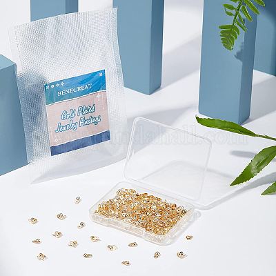 160 шт. латунные наконечники для бусин KK-BC0002-45-1