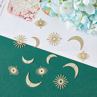 16 шт. 4 стиля латунных компонентов люстры соединения KK-FH0006-57-1