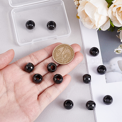 12 шт. европейские бусины из нержавеющей стали 304 OPDL-PH0001-06B-1