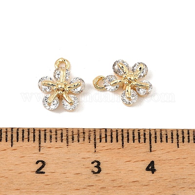 Латунные микро проложить кубического циркония подвески KK-C155-04G-01-1