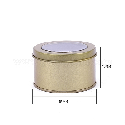 Подарочные коробки из жести с прозрачной крышкой PW-WG97416-04-1