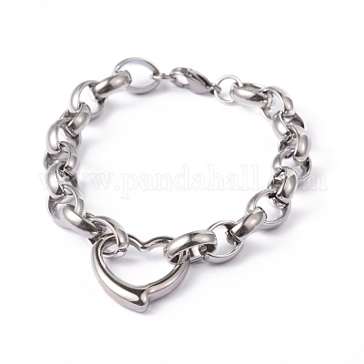 Комплекты ювелирных изделий из нержавеющей стали 304 с сердечками&nbsp;LS-SJEW-F132-08P-1