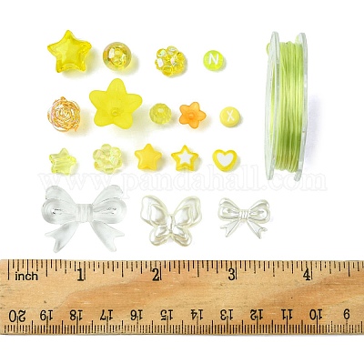 DIY акрил и АБС-пластик бусины с имитацией жемчуга браслеты наборы для изготовления ювелирных изделий DIY-FS0006-24A-1