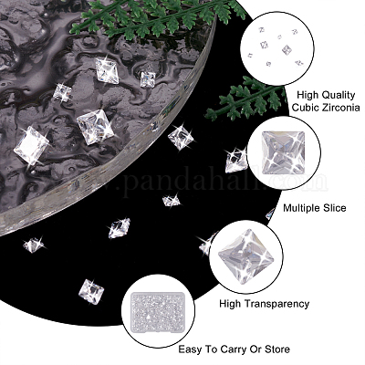 Кабошоны кубического циркония 265шт. ZIRC-YS0001-01-1