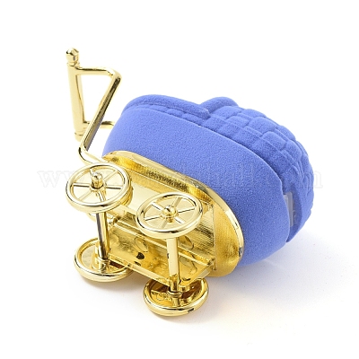 Бархатные шкатулки в форме детской коляски VBOX-L002-J01-1