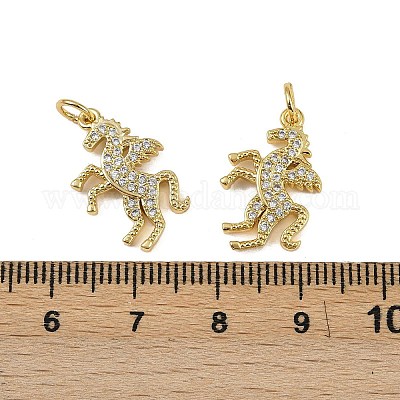 Латунные микро проложить кубического циркония подвески KK-I358-037G-1